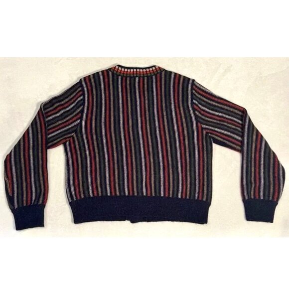 The Great. Navy Stripe Cardigan - Picture 8 of 10